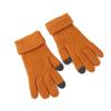 Luvas Personalizadas pelo Fabricante Outono e Inverno Estudantes do Sexo Feminino Tricotadas Cor Pura Luvas Quentes Caxemira Imitada Luvas para Tela Sensível ao Toque Luvas Jacquard