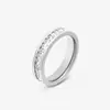 Anel de Diamante em Aço Inoxidável Personalidade Feminina Moda Tendência Dedo Indicador Feminino Anel de Namorada Nicho Japonês e Coreano Luxo Leve Anel de Titânio