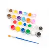 5ml6 peça única 12 cores gesso bebê aquarela tinta pintada pipa artesanato colorir grafite guache