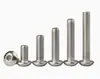 En Stock Tornillos de Acero Inoxidable 316 Iso7380 Cabeza Avellanada Hexagonal M3-M10 Tornillos de Cabeza Semiredonda Hexagonal