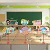 Cerimônia de Abertura do Novo Semestre Placas Decorativas de Mesa Jardim de Infância Sala de Aula da Escola Cerimônia de Turma Layout da Atmosfera Decorações de Mesa