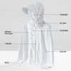Rascacielos Hielo Seda UPF50+ Ropa Protección Solar Hombre Verano 2025 Nuevo Anti-UV Transpirable Delgado Pesca Ropa Protección Solar
