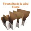 Caixa de papelão branca em estoque Caixa de cor de caixa branca Embalagem de fábrica de impressão de couro Voador Caixa de papelão ondulado Universal pequena caixa branca