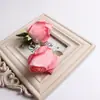 Nuevo al por mayor de fábrica artesanía de borde quemado simulado cabeza de flor de tulipán arreglo floral tapa de flor arreglo floral escena de boda