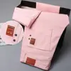Jeans Finos Tendência de Marca Verde Claro para Homens, Calças Coloridas, Jeans Casuais Slim Retos Elásticos para o Verão de 2026