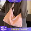 Bolsa Feminina 2026 Nova Outono e Inverno Transversal Grande Capacidade Saco Saco, Fashionável e Versátil, Bolsa de Ombro com Textura de Alto Padrão