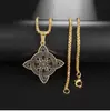 Collar de Acero Inoxidable con Nudo Celta para Hombre Colgante Vikingo Irlandés Retro Amuleto Eslavo Collar para Hombres