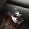 Xícara de Chá Pequena Estilo Japonês com Pétalas de Flores, Copo de Degustação Resistente ao Calor para Senhoras, Xícara de Mestre, Conjunto de Chá Kung Fu, Copo de Aroma