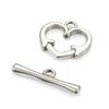 Acero Inoxidable Corazón de Forma Especial Hebilla Ot Integrada Accesorios de Joyería DIY Collar Pulsera Conexión Final Hebilla Venta Directa de Fábrica