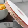 Em estoque Fita de Fio Bronzeado 1cm Carta de Amor Fita Flor Bolo Decoração de Presente Artesanal DIY Fita de Alta Densidade