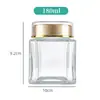 Frasco de Vidrio para Miel de 0.5 kg 1.0 kg Sellado a Prueba de Humedad Grado Alimenticio Botella Dispensadora Almacenamiento de Mermelada Chili Vacío para Cocina