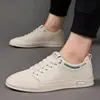 Nuevos Zapatos Personalizados Cosidos a Mano para Hombre, Zapatos Casuales, Tenis Versátiles de Celebridad de Internet, Zapatos de Moda Estilo Coreano, Zapatos para Hombre