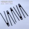 Pinza para Alimentos Pequeña de Silicona Antiadherente Clip para Acampar al Aire Libre Barbacoa Clip Integrado Todo en Uno Clip Antiescaldado para Alimentos Clip Antideslizante para Hornear