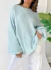 Suéter de punto trenzado con cuello redondo, patrón de rombos, liso, holgado, color liso, para mujer, nuevo estilo otoño e invierno, comercio exterior transfronterizo, para ir al trabajo
