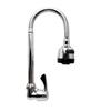 Grifo de Cocina Vertical de Aleación de Zinc Giratorio, Grifo de Pared para Fregadero de Tipo Ángulo de Cuatro Vías, Grifo de Tipo Ángulo para Fregadero Doméstico
