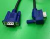 Cable VGA de 90 grados a 180 grados, tres filas, 15 pines, codo VGA, codo VGA pequeño 3+4/3+6/3+9