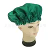 Touca de Dormir de Cetim Dupla Face Dupla Camada Chapéu de Cabelo de Cetim Macio Cuidado com o Cabelo Feminino Beleza Chapéu de Beleza Chapéu de Lua Elástico