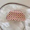 Presilha de Cabelo de Acetato Coreana High-End Exquisita Colorida de Bolinhas Meio Preso Pinça de Cabelo Presilha Tubarão para Parte de Trás da Cabeça Acessórios de Cabelo