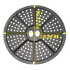 Accesorios para Freidora de Aire Plato Separador de Aceite Parrilla Separadora de Aceite Rejilla Filtro de Aceite Separador Lámina para Cocinar al Vapor Juego de Bandejas para Hornear Base de Silicona Rejilla