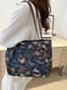 Bolsa Grande Feminina Bolsa de Mão 2024 Nova Moda Bolsa de Lona Ins Ombro Tote Bolsa para o Trabalho Atravessando Fronteiras Atacado