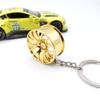 Comercio exterior transfronterizo modificación de coche simulación forma de rueda metal personalidad llavero colgante en stock venta al por mayor