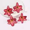 Cabeça de Flor de Lírio Pequena Simulada Materiais Manuais DIY Flores para Decoração de Casamento Adorno de Cabeça Antigo Acessórios de Roupa Flores Artificiais Flores de Seda