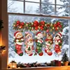 Meias de Natal fofas e adoráveis com desenhos de gatinhos pequenos, com adesivo estático que não requer cola e não danifica o vidro, perfeitas para decorar janelas da sala de estar e criar uma atmosfera festiva.
