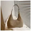 Elegante bolso pequeño casual de PU brillante para mujer, bolso de hombro versátil, bolso estilo francés con textura vintage, bolso de axila para mujer, adecuado para ventas transfronterizas