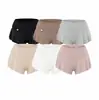 Estilo Deseo Puro Diseño de Cintura Plegable Shorts Deportivos Sueltos para Mujer Verano 2026 Correr Fitness Casual Yoga Shorts para Casa