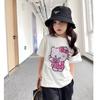 Atuendos de Verano para Padres e Hijos con Cabeza de Tigre y Cabeza de Panda con Lentejuelas, Camisetas de Manga Corta para una Familia de Tres o Cuatro, Atuendos Coreanos para Padres e Hijos
