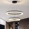 Lámpara de araña para restaurante en estilo minimalista Bauhaus, diseño lineal, mármol sintético, elegante lámpara de barra LED de diseñador, hierro forjado