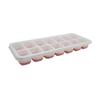 Ponto de fábrica quadrado de silicone molde de gelo geladeira cubo de gelo caseiro caixa de congelamento 14 caixa de gelo de resina com tampa