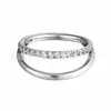 Anillo de Titanio Acero Diamante Circonita Transfronterizo para Nariz Labio Joyería de Piercing para Mujeres Moda Popular Europea y Americana Pendientes de Barra para Lengua