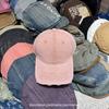¡Un disparo real! Nueva Gorra de Béisbol de Mezclilla Lavada Desgastada con Rasgaduras Moda Callejera para Mujer Combinación Perfecta para Mostrar la Cara Gorra Pequeña