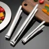 Pinza para hielo de acero inoxidable 304 pinza antideslizante para cubitos de hielo partículas de hielo de roca fruta clip pequeño clip para ingredientes de cocina alimento para picar