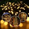 Luzes de Fio Solares com 30 Lâmpadas de LED em Formato de Animal de Luz Quente para Jardim, Rua, Decoração de Casamento, Caixa à Prova d'Água, Horas