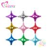 Globos de Papel de Aluminio de Estrella de Cuatro Puntas Pequeños de 10 Pulgadas para Decoración de Bodas, Montaje de Lugares, Fiesta de Cumpleaños al por Mayor, Inflables Brillantes