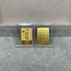 Shenzhen Shuibei Mismo Estilo Oro Puro 999 Tesoro de la Fortuna Aleación Gato de la Suerte Adhesivo Dorado para Teléfono Móvil para Atraer Riqueza Tienda de Oro