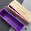 Azules en stock jabón artesanal de pan tostado caja de madera herramienta para pasteles caja de madera rectangular + molde para pan tostado de 1200ML