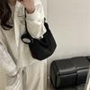 Veludo Simples Grande Capacidade Verão 2026 Novo Estilo Coreano Simples Bolsa de Ombro Transversal Bolsa Mãe e Filha Bolsa Bolinho Tendência