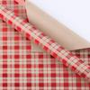 Papel de embrulho de Natal vintage amarelo Papel Kraft dourado papel de embrulho de presente Dia dos Namorados papel de embrulho de aniversário atacado