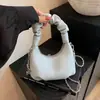 Bolsas de Nicho para Mulheres 2025 Nova Moda Tendência Alta Qualidade Bolsa Nuvem Bolsa de Ombro Único Transversal Bolsa Franzida