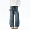 Nueva y elegante y moderna colección de otoño 2026 de la alta calle americana: pantalones largos casuales para hombre hechos de tela Tencel, con un diseño de pierna recta