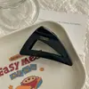 Presilha Triangular Simples de Ácido Acético para Cabelo Feminino na Parte de Trás da Cabeça Disco Clipe de Tubarão Médio Grampo de Cabelo Menos Elegante Acessórios de Cabelo