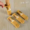 Fundas tejidas para patas de mesa y silla con lindo diseño de pata de gato, fundas protectoras silenciosas y resistentes al desgaste, protectores para patas de mesa del hogar, fundas antideslizantes para patas de silla