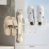 Estante para Secar Zapatos con Ventosa para Balcón Sin Taladro Estante para Pantuflas de Baño Doméstico Estante Giratorio Artefacto para Secar Zapatos