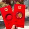 Oro Puro 999 Princesa, ¡Por Favor Hazte Rica! Nuevo Estilo Sobre Rojo Pegatina para Teléfono Regalo para Reunión Anual de la Empresa Contrato