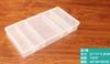 Caja de plástico transparente desmontable con botones de hardware, 10, 15 y 24 rejillas, para embalaje de joyas, accesorios y papelería.