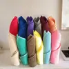 Overlock Tejido de Punto por Urdimbre Microfibra Alta Densidad Absorbente de Agua No se Engancha Fácilmente Recubrimiento Encerado Absorbente de Agua Libre de Pelusa Toalla Venta al por Mayor
