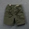 Bermuda Cargo Masculina Verão Moderna Casual Calça Esportiva Solta Fina Versátil Bermuda Cinco Pontos Comprimento Médio